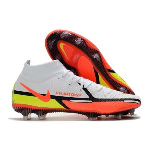 Nike Phantom GT Elite Dynamic Fit FG Motivation Bílá Červená Neon Černá